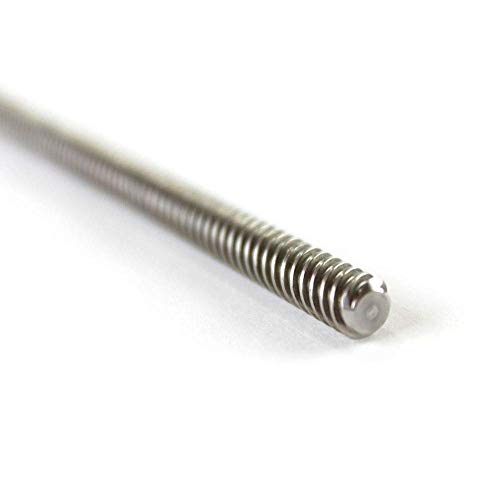 Image of INVENTO 1Pcs 200mm (0.2 mtr) Trapezoidal Lead Screw Single Start Threaded Rod T12 12mm Pitch 2mm Lead 12 TR12 with Brass nut for 3D Printer CNC Robotics