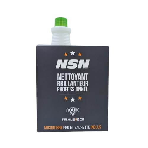 Nettoyant brillanteur NSN pulvérisateur 1L avec microfibre pour une cuisine éclatante