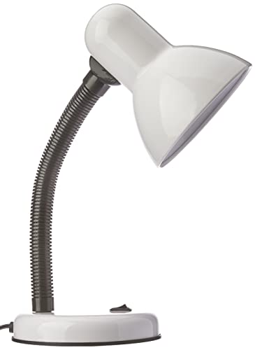 Luminaria Mesa E27 Taschibra TLM 04 Branco 40.0 Produzido em plástico com soquete de porcelana