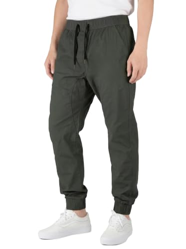 Image of ITALY MORN Khaki Joggers Pants with Pockets for Men