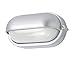 Produktbild Kellerlampe IP54 | für E27-Fassung | Kellerleuchte Garagenleuchte aus Aluminium und Glas (silber, B: 110)