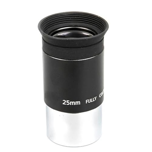 Oculaire de 1,25 pouces lentille optique de télescope astronomique HD 25mm 48 degrés