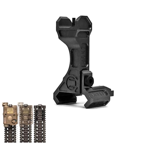 Viseur avant fixe de secours PEQ-15 en alliage d'aluminium léger avec montage Picatinny 20mm