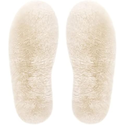 Sheepskin Insoles,100% Lambskin Insoles with Thick Wool, Super Warm Fluffy Winter Insoles for Men and Women(6UK) Cover