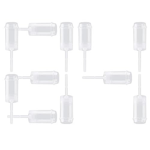 EKIND Lot de 84 récipients en plastique transparent avec couvercles, base et bâtonnets
