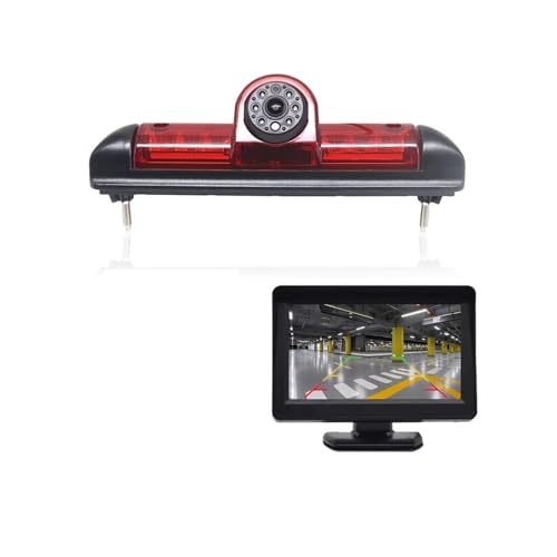 Caméra de recul voiture grand angle avec feu stop et écran LCD 4.3" pour Boxer