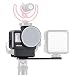 ULANZI V2 Pro Vlogging Case for Gopro,Vlog Setup Housing Frame Shell Cage Support ND Filters 2 Cold Shoe Mount Protective Lens Cover w 1/4'' Tripod Screw for Gopro HERO 7 6 5 Action Camera Accessories