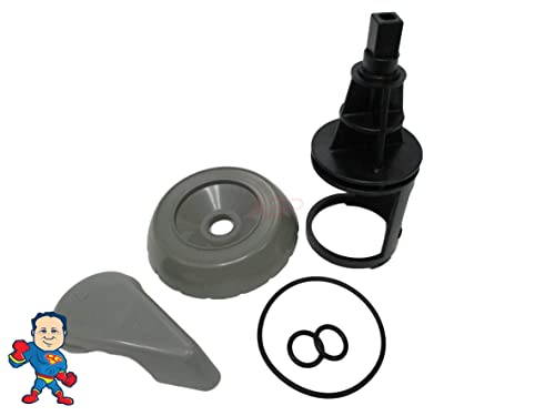 Diverter Valve Spa Gray Hot Tub Stem O-Rings Cap Handle Kit