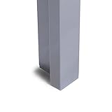 Vanage VG-5159 Polywood Aluminium Gartentisch Silber - 3