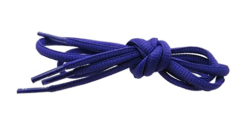 Image of Oval Athletic Shoelaces 1 /4 inch Thick Solid Colors for All Shoes Several Lengths