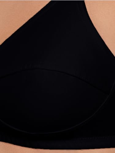 Image of Daisy DEE Women's Cotton Seamed Non-Wired Regular Straps Full Coverage Non-Padded Bra - NSHTL