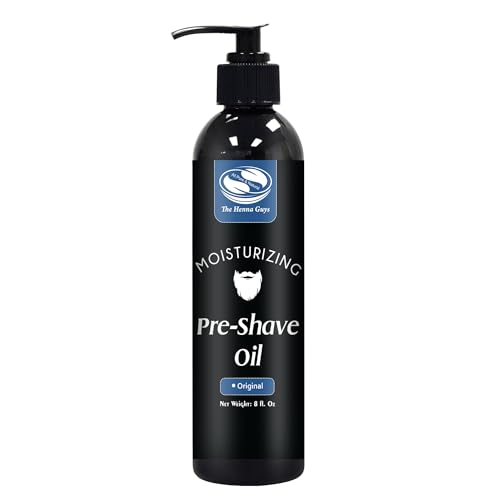 8 fl. Oz, Unscented Pre Shave Oil for Men, Excellent Shaving oil for Men, Prepares for a burns free Shave, Works with Straight or Safety Razor