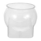 Fonction double et adaptable : polyvalent, le pot de fleurs en forme de lotus sert à la fois de mini-pot hydroponique et d'aquarium, répondant ainsi aux besoins des passionnés de poissons et de plantes. récipient transparent pour plantes, aquarium pour poissons