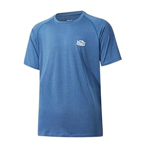 Willit Men’s Rashguard Swim Shirt Short Sleeve UPF 50+ Sun Protection Shirt SPF Quick Dry Water Shirt