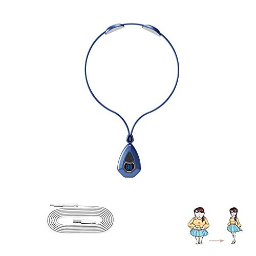 ZBTOP 2022 New EMS Lymphatic Relief Neck Massage, EMS Portable Lymphatic Relief Neck Massager, EMS Electric Neck Pulse Acupoints Massager Device (Blue) Cover