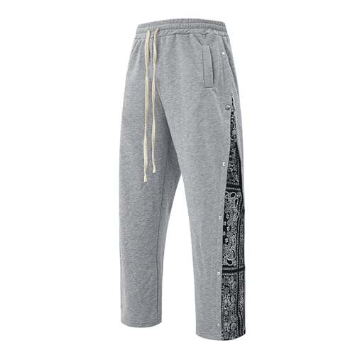 Pantalon décontracté taille élastique en lin pour homme cherchant le confort