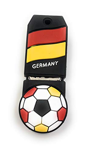Onwomania Fútbol Alemania Alemania Funny USB Stick 16 GB USB 2.0 Memory Stick Soporte de Datos