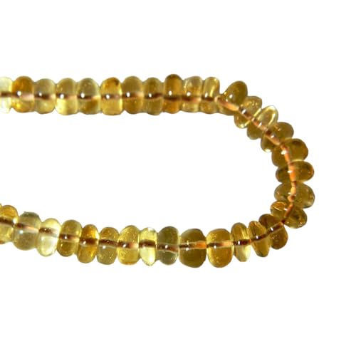 Rondelles citrine pour bijoux sans défaut finitions lisses de 9,5 mm