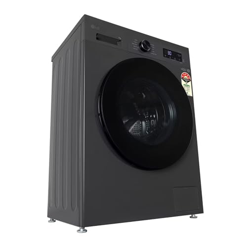 Image of LG 7 Kg 5 Star Inverter Direct Drive Fully Automatic Front Load Washing Machine (FHB1207Z4M, Middle Black, 2025 Model)