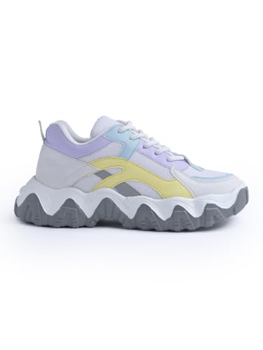 Image of JM LOOKS Women's Chunky Mesh Sneakers Casual Shoes Sporty, Stylish, and Built for All-Day Comfort