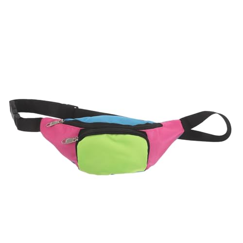 HEANUJJ Riñonera para Mujer Vintage de Tela Oxford Resistente al Agua Múltiples Bolsillos y Correa Ajustable para Correr y Excursiones Cortas al Aire Libre