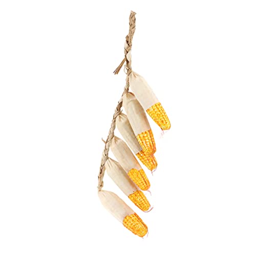 PRETYZOOM String Vegetables Botanical Decor Home Décor Products Carrots Decor Ornaments for Kids Giraffe Decor Ornament for Kids Thanksgiving Fake Wall Decoration Artificial Corn Skewers