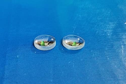Image of 5.5mm dia lens pair, 12mm focal length for various purposes, for making eyepiece,plano convex lenses