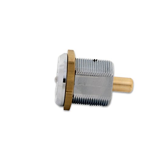FJM Security 2610B-KA Tubular Push Lock with Chrome Finish, Keyed Alike - Thumbnail 4