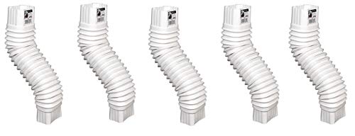 AMERIMAX HOME PRODUCTS 37084 2x3 Flex Elbow, White (Fіvе Расk)