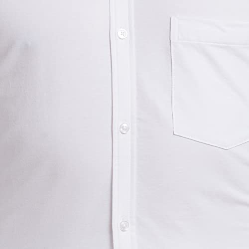 Image of Park Avenue Men's Cotton Blend Solid Pattern Slim Fit Narrow Collar Full Sleeve Formal Shirt