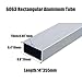 1pc Rectangular Aluminum Tube 0.4