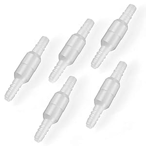 5Packs Oxygen Tubing Swivel Connector for Oxygen Tubing, Swivel Oxygen Tubing Connector, Avoid Tangling of Tube
