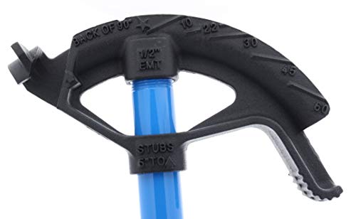 IDEAL Electrical 74-026 Ductile Iron Bender – Conduit Metal Pipe Bender w/handle for 1/2 in. EMT Pipes, Benders