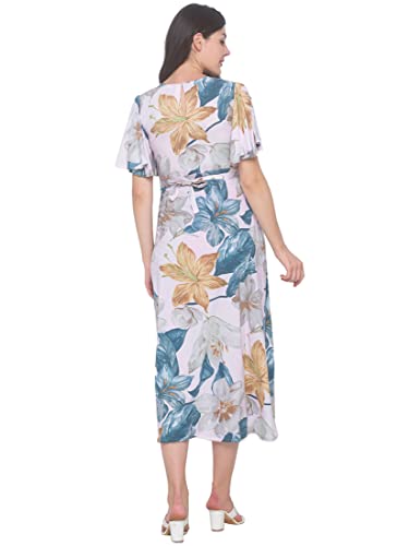 Image of AV2 Womens Viscose Maternity | Nursing |Feeding | Breast Feeding Dress with Zippers for Post Pregnancy