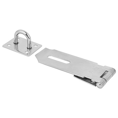 Image of 2 Pcs Padlocks, Hasp Stainless Steel Security Door Clasp Hasp Lock Gate Bolt Lock for Gate Shed Drawer Cupboard Furniture