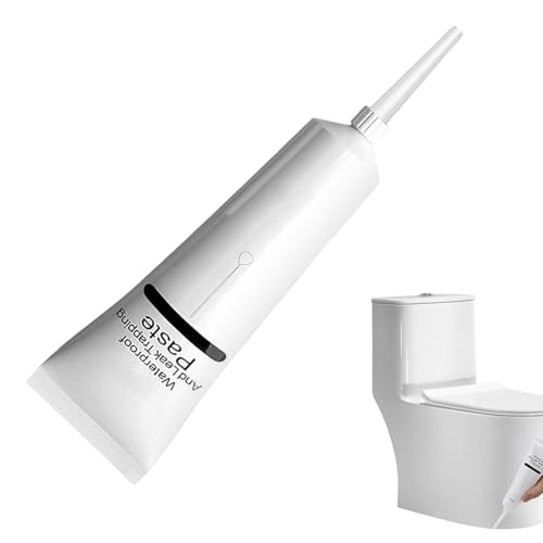 Sellador de ducha con revestimiento impermeable, 150 ml, muy fuerte, adhesivo para sellado de techos, color versátil, pasta de reparación de canalones para techos, paredes, jardín