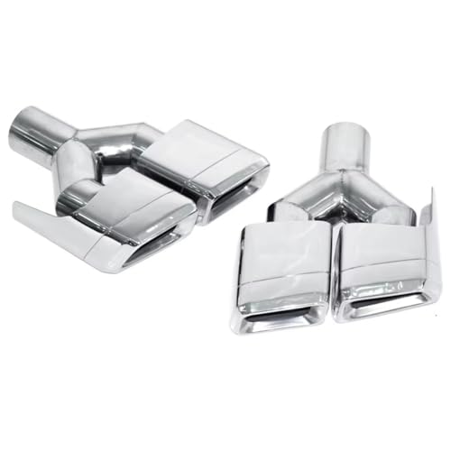 Embout d'échappement W212 E63 W204 inox argent pour rénover son diffuseur - 2