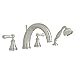 ROHL U.3648LSP-PN TUB FILLERS, Polished Nickel