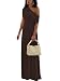 SweatyRocks Kleid Damen Lang Abendkleid Maxi Abschlusskleid Cocktailkleid