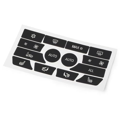 Autocollants boutons climatisation pour BMW 520i 528i 535i 535d accessoires tableau bord
