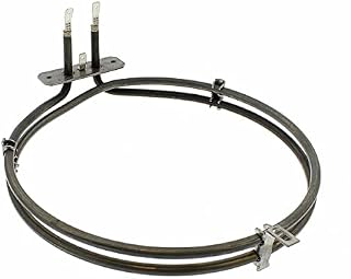 LAZER ELECTRICS Replacement Heating Fan Oven Cooker Element For Whirlpool Algor Ignis Firenzi Prima Alt to 481225998405 (2 Turn, 2400w)