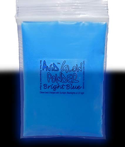 Neon Blue Glow Powder- 2.9oz (80g)- Fluorescent Blue in Daylight/Sky Blue Glow in The Dark Pigment Powder for Resin, Slime, Nail Polish, Paints, Coatings, Acrylic Powder Neon Blue Glow Powder- 2.9oz (80g)- Fluorescent Blue in Daylight/Sky Blue Glow in The Dark Pigment Powder for Resin, Slime, Nail Polish, Paints, Coatings, Acrylic Powder