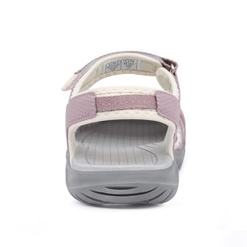 Image of GRITION Hiking Sandals Women Closed Toe, Waterproof Lightweight Adjustable Hiking Athletic Sandals, Breathable For Beach Summer Adventure Comfortable Outdoor Sport