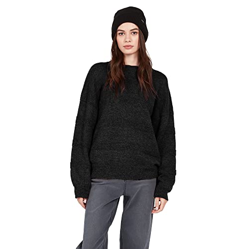 Volcom Women's Cabability Sweater Black #TOP12