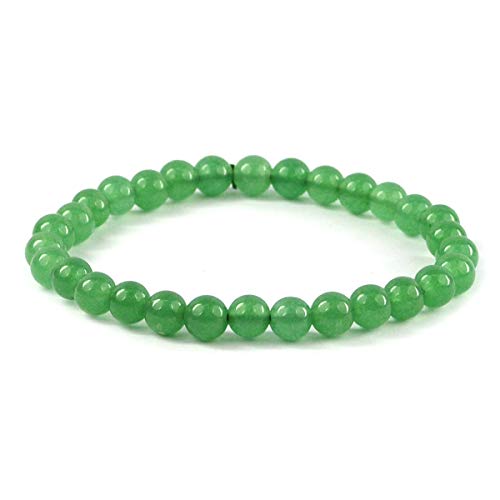 Image of Reiki Crystal Products Certified Natural Crystal Stone Bracelet 6 mm Round Beads for Men and Women | Premium Gemstone Jewellery Collection | Reiki Charged | Multiple Stone Variants Available