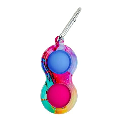 Anti-Stress Key Ring Silicone Finger Toy, Big Pop Purse Fidgets for Girls 10-12, Party Favors Crossbody Handbag, Pop Fidgets Gifts for Adult Kids Cover