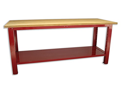 SOGI X3L-11 Banco lavoro tavolo per officina con piano in legno 2000x750x880 serie industria