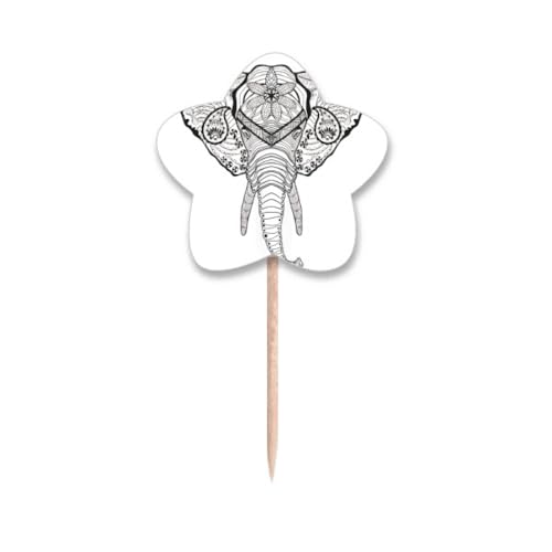 Cure-dents éléphant longues dents pour éviter les cupcakes effondrés