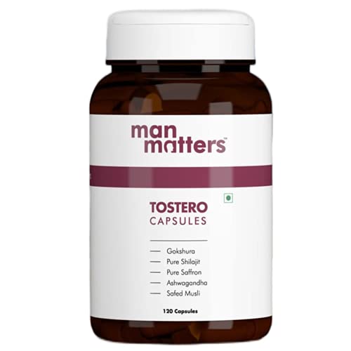 Man Matters Pure Himalayan Shilajit Gold Standard, Ashwagandha, Gokshura, Safed Musli & Kesar Capsules | 20 Natural Herbs | 120 Tablets Man Matters Pure Himalayan Shilajit Gold Standard, Ashwagandha, Gokshura, Safed Musli & Kesar Capsules | 20 Natural Herbs | 120 Tablets