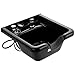 VEVOR Shampoo Basin, Black Hairdresser Sink Shampoo Bowl Sink, ABS Plastic Salon and Spa Hair Washing Sink, Hair Backwash Basin Beauty Salon Equipment for Hair Stylists
